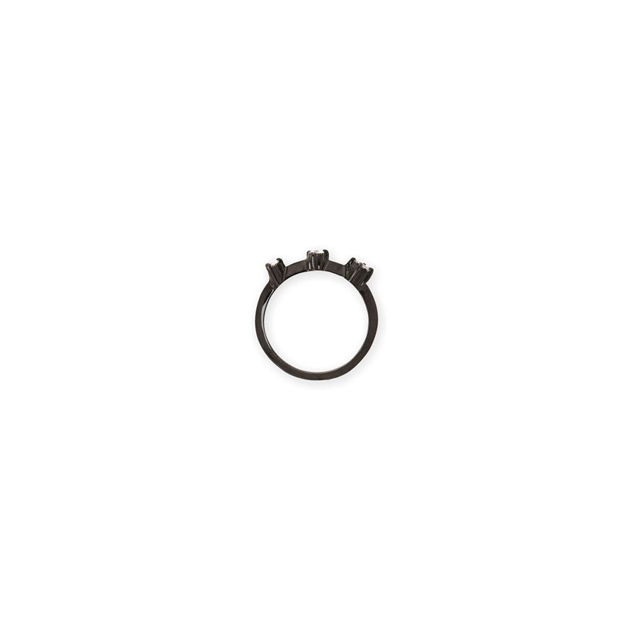 Anello 'Balance' oro nero BALANCE | AN AU9N1PR 2TO CT.0,12+0,03+0,08